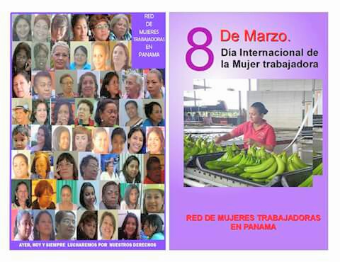 Invitación al día Internacional de la mujer Trabajadora.