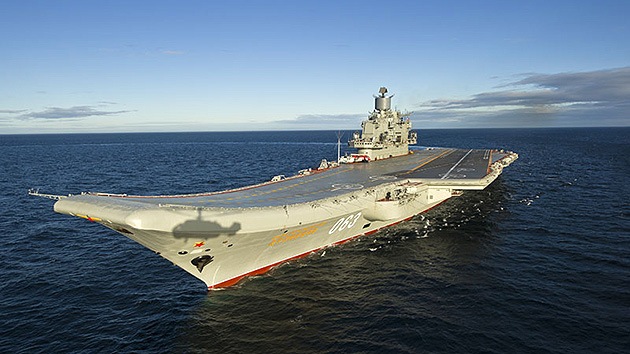 La OTAN expresa preocupación por presencia de portaaviones Rusos en el Mediterráneo