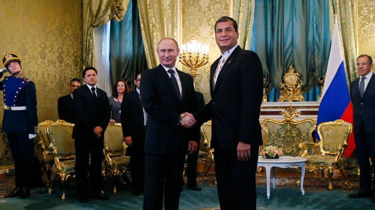 Segun estudios; Vladimir Putin y Rafael Correa, los Presidentes con mayor popularidad.