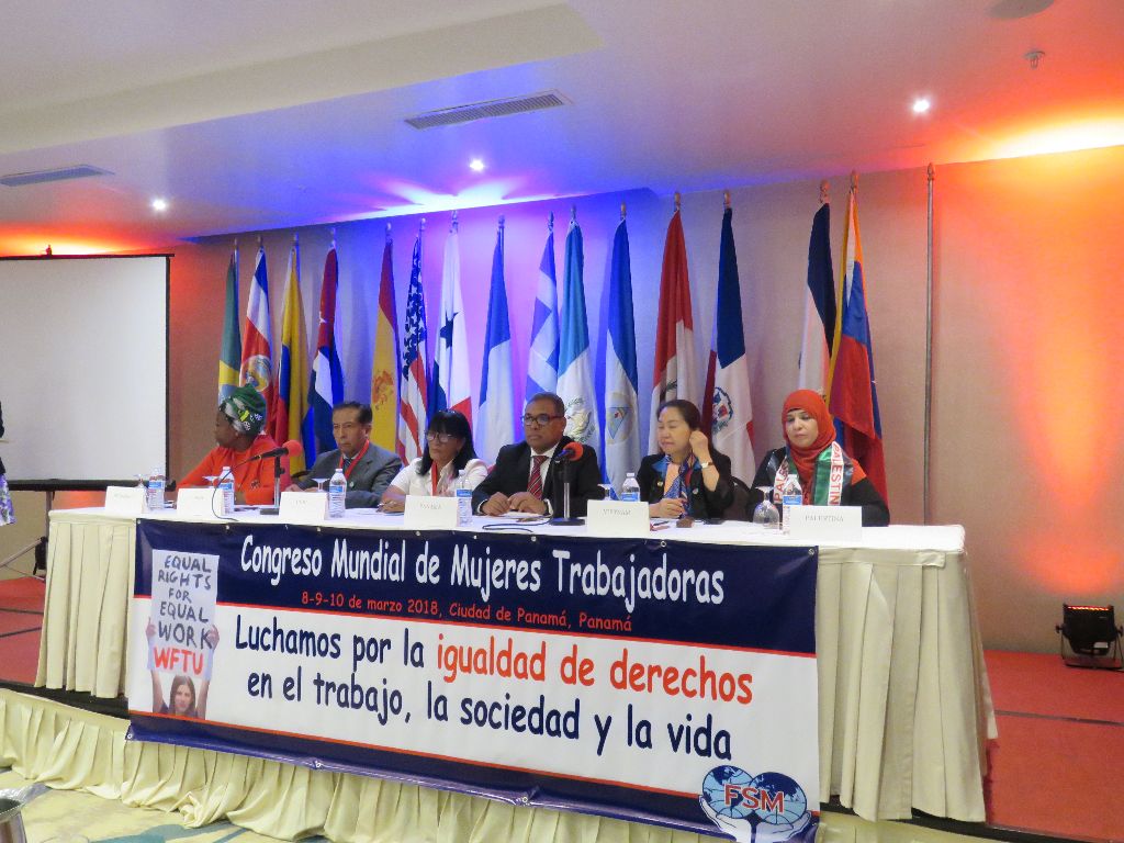Inicia Congreso Mundial de Mujeres Trabajadoras FSM
