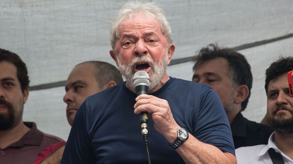 Ultimo Discurso de Luis Inàcio Lula Da Silva antes de Entregarse Voluntariamente