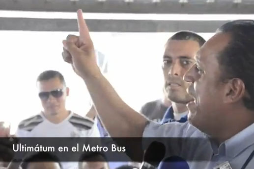 Anuncian paro los operadores del Metrobus