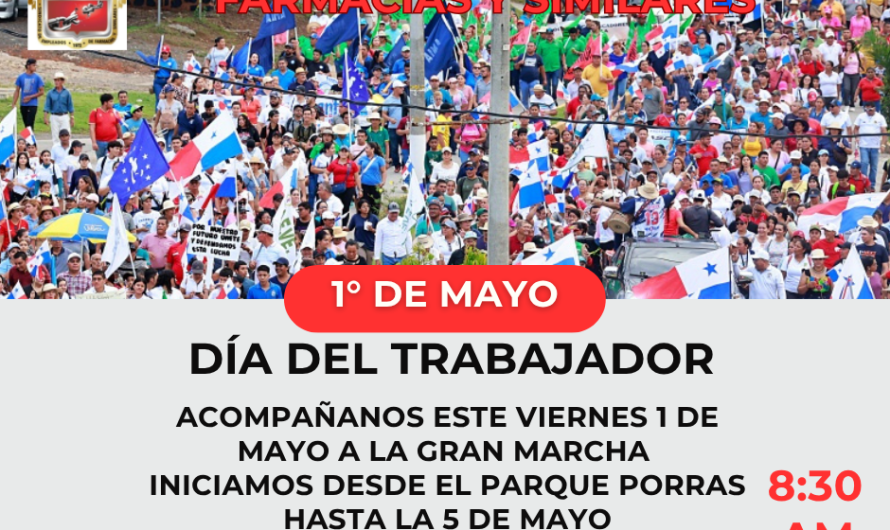 Marchamos el 1 de Mayo día del Trabajador