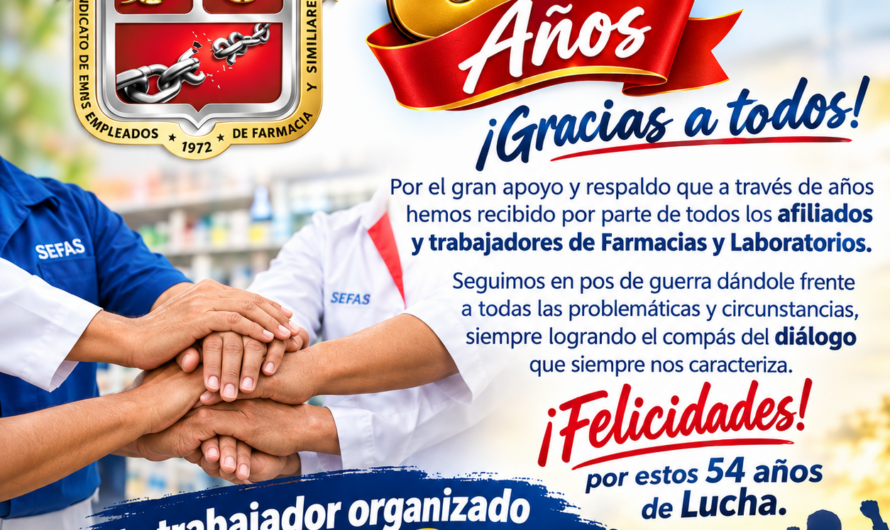 SEFAS CUMPLE 54 AÑOS DE FUNDACIÓN